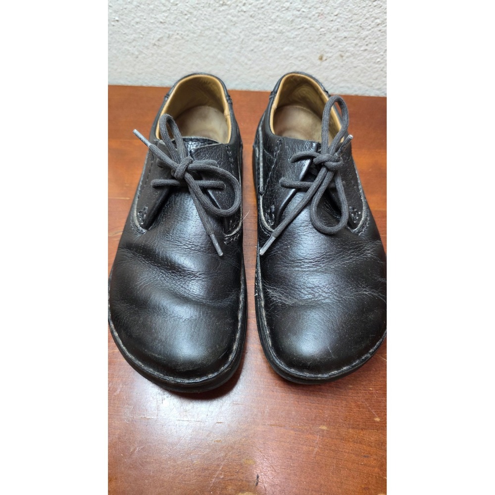 Birkenstock Footprints Leather Oxfords Womens 37 L6 Black Lace Up Shoes 1 - Picture 2 of 8